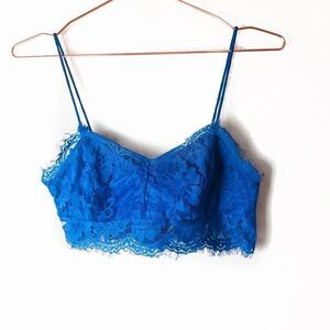 🌵3/$10 EUC Foreign Exchange Blue Lace Bralette Medium